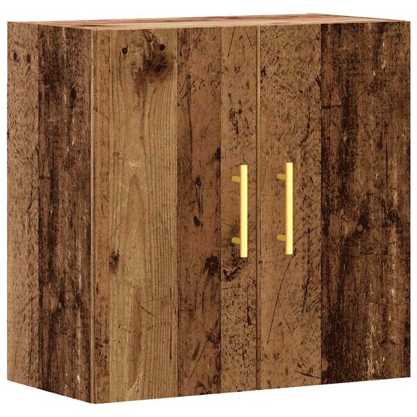 vidaXL Wall Cabinet Old wood Engineered wood Medium Wall mounting