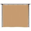 vidaXL Gazebo with Curtains 9.8x9.8' Taupe Steel