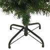 vidaXL Artificial Christmas Tree Green PVC, Steel Slim Lightweight