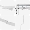 vidaXL Awning Manual White 236.2" x 118.1" Metal