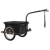 vidaXL Bike Trailer Black 13.2 gal