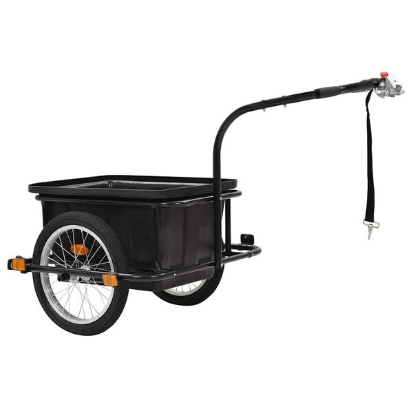vidaXL Bike Trailer Black 13.2 gal