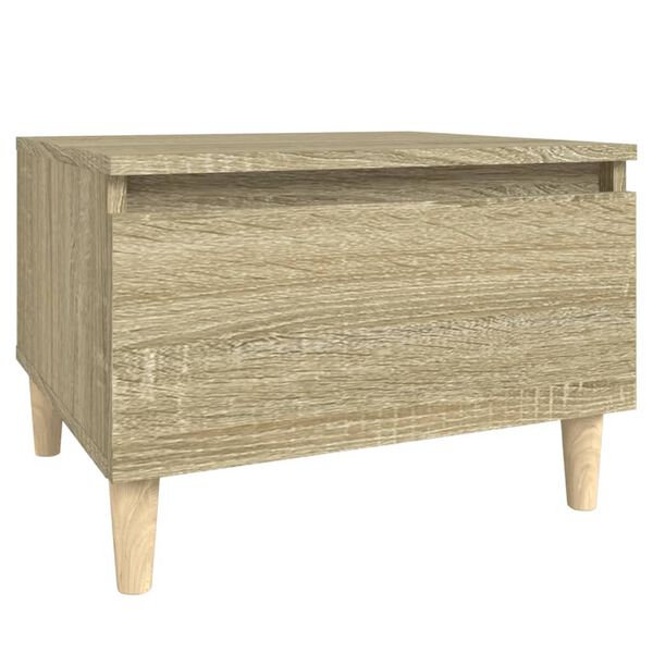 vidaXL Side Table Sonoma oak Engineered wood Small Coffee Table
