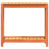 vidaXL Potting Table Wax Brown Solid pine wood Standard Potting Table