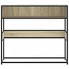 vidaXL Console Table Sonoma Oak Engineered wood Narrow Console Table