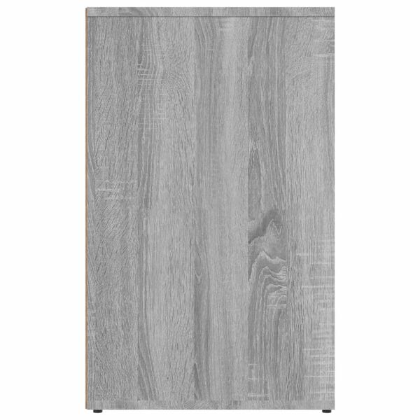 vidaXL Dressing Cabinet Grey sonoma Engineered wood 31.5x15.7x25.6 in