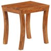 vidaXL Nesting Table Brown with a honey touch finish Solid acacia wood