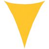 vidaXL Sunshade Sail Yellow High-density polyethylene (HDPE)