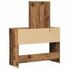 vidaXL Dressing Table Old Wood 100 x 40 x 130 cm Engineered wood