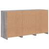 vidaXL Sideboard Grey sonoma Engineered wood Medium Sideboard
