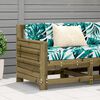 vidaXL Garden Sofa Treated Wood Pine 27.2x24.4x27.8 in Modular