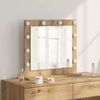 vidaXL Vanity Mirror with Mirror Artisan Oak 23.62 x 21.65 x 7.09 in