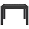 vidaXL Patio Table Anthracite 23.2x18.5x15.7" PP