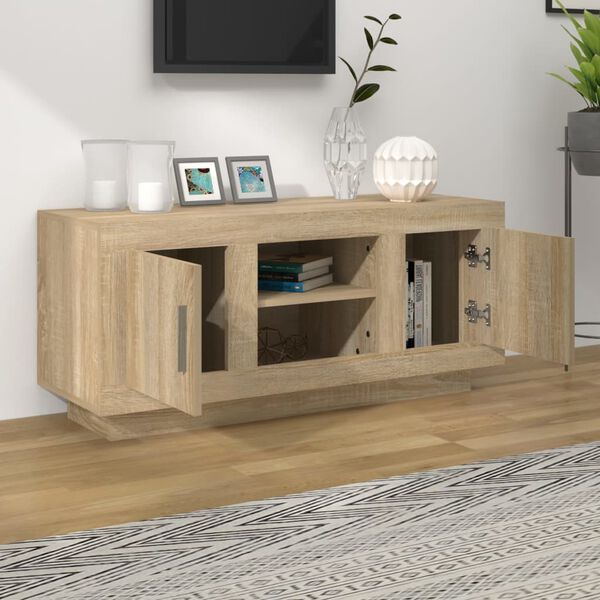 vidaXL TV Cabinet Sonoma Oak Engineered Wood Standard TV Cabinet