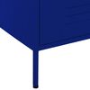 vidaXL Chest Of Drawer Navy Blue Steel Medium Levelers