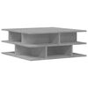 vidaXL Coffee Table Concrete gray Engineered wood Medium Coffee Table