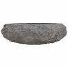 vidaXL Sink 15.7"x4.7" Marble Black