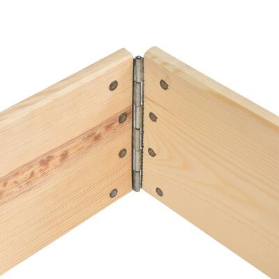 vidaXL Pallet Collar 19.7"x39.4" Solid Pine Wood