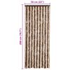 vidaXL Insect Curtain Beige and Light Brown 22.0x78.7" Chenille