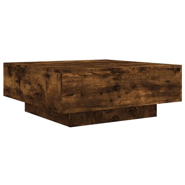 vidaXL Coffee Table Smoked oak Engineered wood Medium Durable