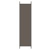vidaXL 4-Panel Room Divider Anthracite 78.7"x78.7" Fabric