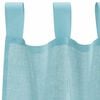 vidaXL Voile Curtains with Loops 2 pcs Turquoise 55.1x55.1"
