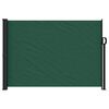 vidaXL Retractable Side Awning Dark Green