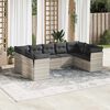 vidaXL Garden Sofa Set Light grey, Dark grey