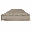 vidaXL Cushion Taupe 55.12 x 15.75 x 3.15 in Oxford Fabric