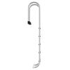 vidaXL Pool Ladder Silver 304 Stainless Steel Overall Length: 83 in