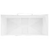 vidaXL Paper Bags 50 pcs with Handles White 26x12x35 cm