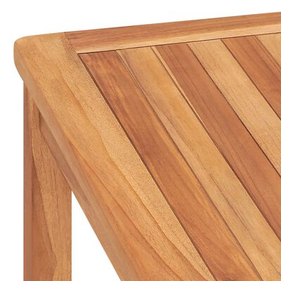 vidaXL Patio Dining Table 47.2"x47.2"x30.3" Solid Teak Wood