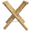 vidaXL Magazine Rack Natural Bamboo Bamboo 16.5 in x 12.0 in x 13.6 in