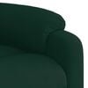 vidaXL Electric Stand Up Massage Recliner Chair Dark Green Velvet Medium