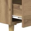 vidaXL Bedside Cabinet Artisan Oak 15.75 x 15.75 x 25.98 in