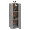 vidaXL Wall Mounted TV Cabinet Grey sonoma Engineered wood Medium