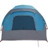 vidaXL Family Tent Cabin 6-Person Blue Waterproof