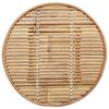 vidaXL Outdoor Bar Table Bamboo Tall Footrest Outdoor Bar Table Round