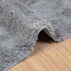 vidaXL Shaggy Rug Light Grey 100% Polyester 31.5 x 59.1 in Non-slip