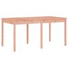vidaXL Garden Dining Set Natural Wood Solid Douglas wood Seats Many
