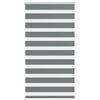 vidaXL Zebra Blind Dark grey Polyester 29.5 x 59.1 in