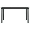 vidaXL Garden Dining Set Grey and Black