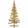 vidaXL Christmas Trees with Stand Brown 47.2" Solid pine wood