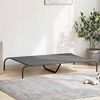 vidaXL Elevated Dog Bed Grey Oxford fabric and powder-coated steel