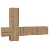 vidaXL TV Cabinet Set Wall-mounted 5 pcs artisan oak 181 x 30 x 120 cm