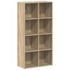 vidaXL Book Cabinet Sonoma Oak Engineered wood Medium Book Cabinet