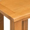 vidaXL End Table Oak Solid oak wood Compact Durable End Table