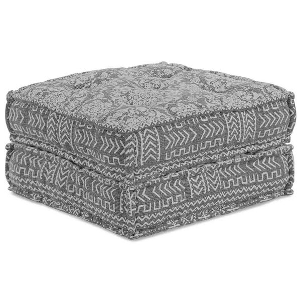 vidaXL Modular Sofa Light Grey 27.56 x 27.56 x 14.17 in Fabric