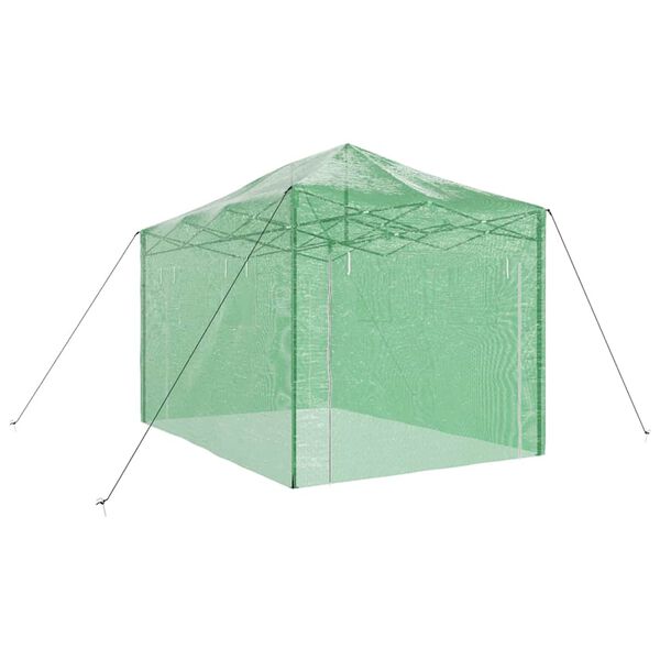 vidaXL Greenhouse with Roof Green 280 x 410 x 315 cm Steel
