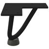 vidaXL Hairpin Table Leg Black Solid powder-coated steel 4 in height
